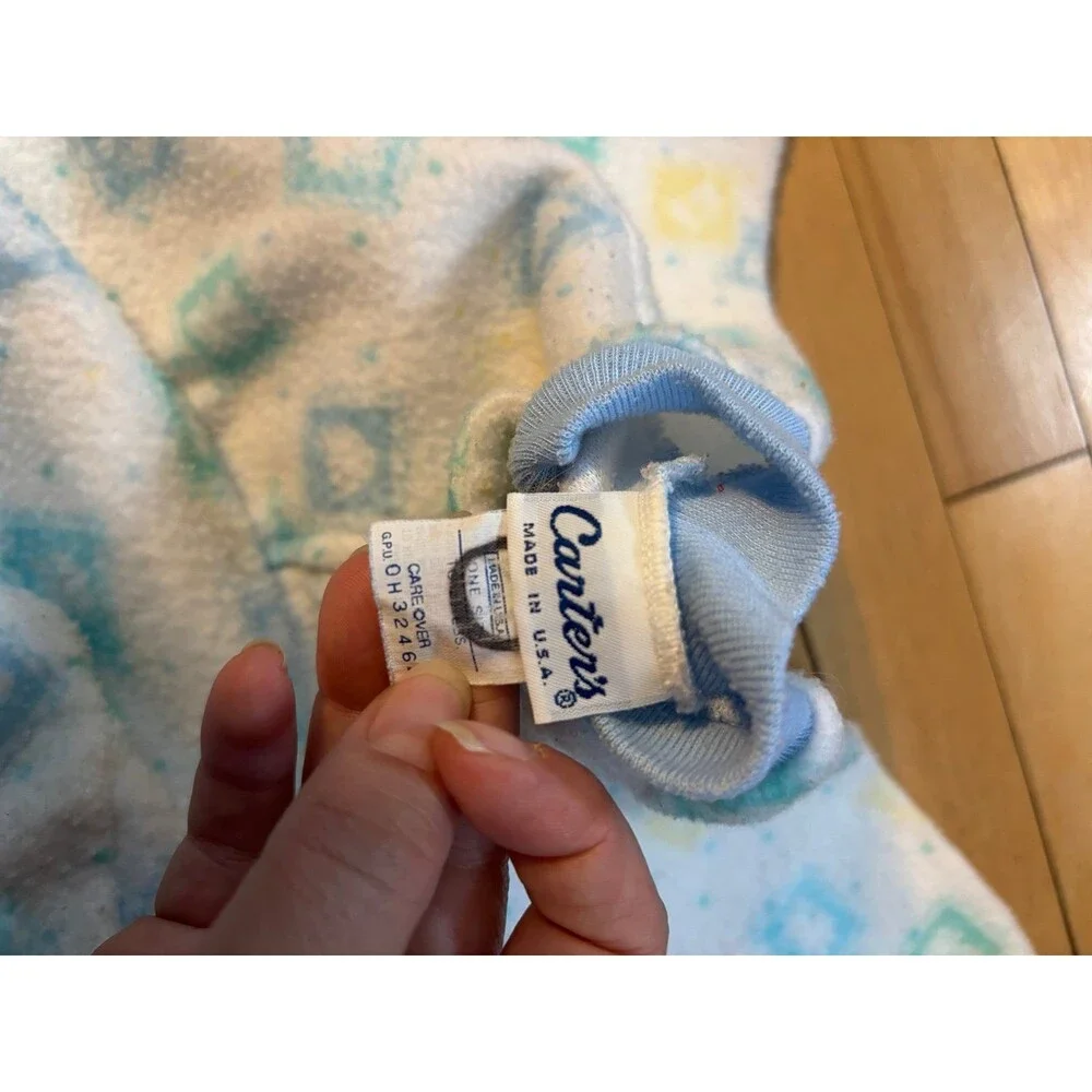 Carter’s vintage sleep sack fleece animals bear sheep bird